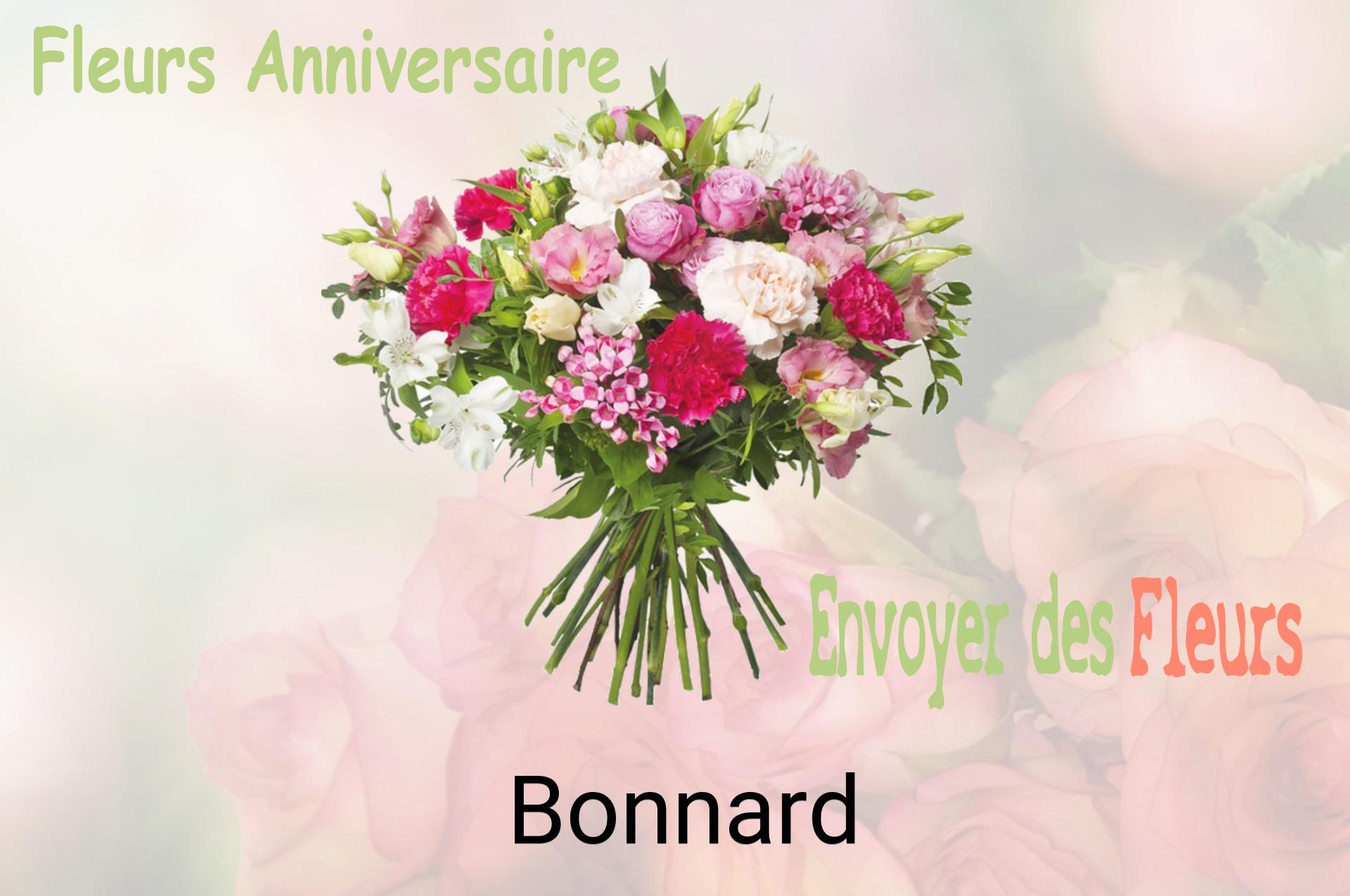 Bouquet de fleurs d’anniversaire livré à Bonnard