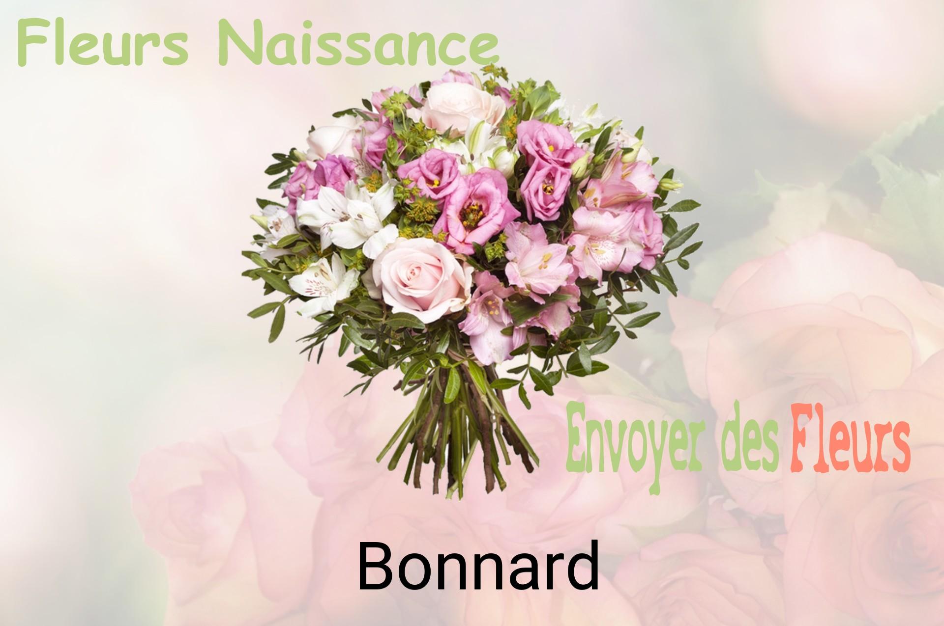 Bouquet de fleurs de naissance livré à Bonnard